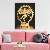 Shiva Nataraja Canvas Afdruk (Insitu (Woonkamer))