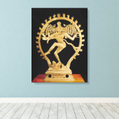 Shiva Nataraja Canvas Afdruk (Insitu (Houten vloer))