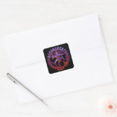 Shiva Nataraja dansen Vierkante Sticker (Envelop)