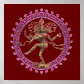 Shiva (Nataraja) de Cosmic Dancer Poster (Voorkant)
