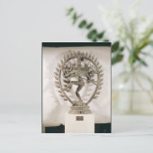 Shiva Nataraja, Dravidian Briefkaart (Staand voorkant)