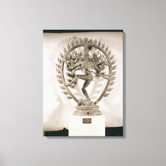 Shiva Nataraja, Dravidian Canvas Afdruk (Voorkant)