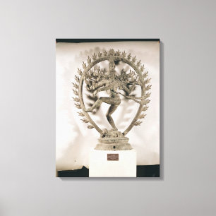 Shiva Nataraja, Dravidian Canvas Afdruk