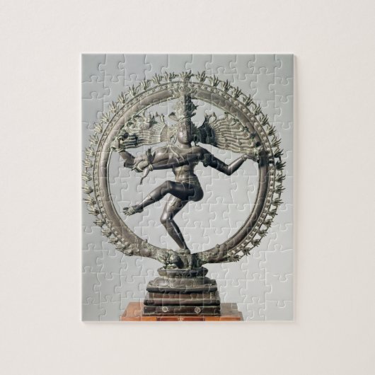Shiva Nataraja, Tamil Nadu, Late Chola (brons) Legpuzzel (Verticaal)