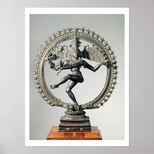 Shiva Nataraja, Tamil Nadu, Late Chola (brons) Poster (Voorkant)