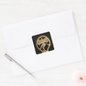 Shiva Nataraja Vierkante Sticker (Envelop)