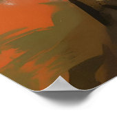 Shiva op het Nandi Poster (Hoek)