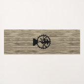 Shiva op Wood Yogamat (Achterkant (horizontaal))