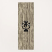 Shiva op Wood Yogamat (Voorkant)