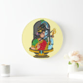 Shiva Parvati Divine Clock Grote Klok (Huis)