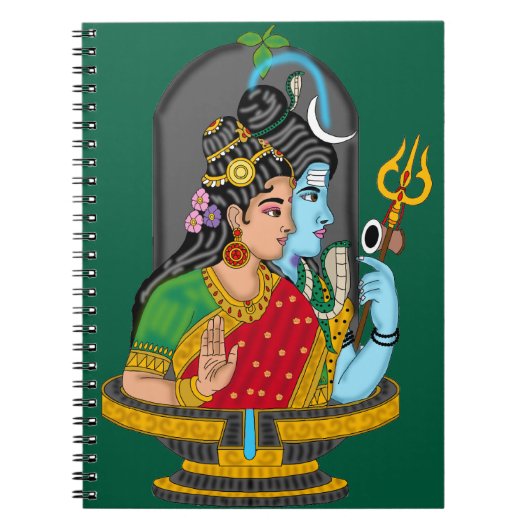 Shiva Parvati – Divine Love & Blessings Notitieboek (Voorkant)