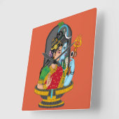 Shiva Parvati goddelijke klok  (Hoek)