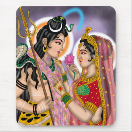 Shiva Parvati Mouse Pad Muismat