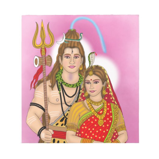 Shiva Parvati-Notitieblok Notitieblok (Voorkant)