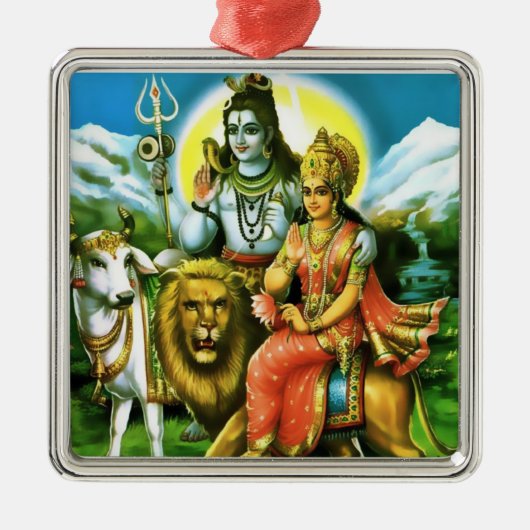 Shiva & Parvati Ornament (Voorkant)