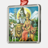 Shiva & Parvati Ornament (Links)