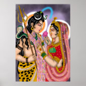 Shiva Parvati Poster (Voorkant)