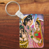 Shiva Parvati Sleutelhanger (Voorkant)