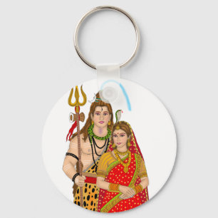 Shiva Parvati sleutelhanger