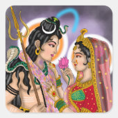 Shiva Parvati Stickers (Voorkant)