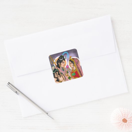 Shiva Parvati Stickers (Envelop)