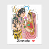 Shiva Parvati Stickers (Vel)