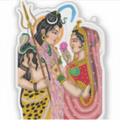 Shiva Parvati Stickers (Voorkant)