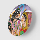 Shiva Parvati wandklok (Hoek)