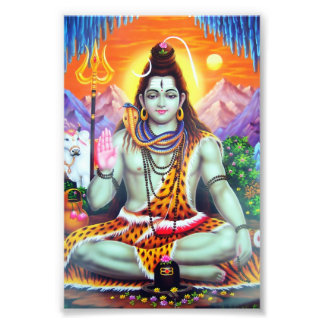 Shiva Print (4 x 6 inch) - versie 4 Foto Afdruk