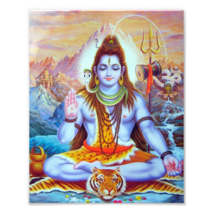 Shiva Print (8 x 10 inch) - versie 1 Foto Afdruk