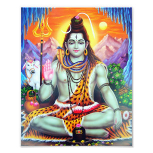 Shiva Print (8 x 10 inch) - versie 4 Foto Afdruk