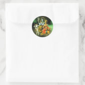 Shiva Ronde Sticker (Tas)