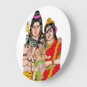 Shiva’s Family Clock Grote Klok (Hoek)