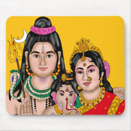 Shiva’s Family Mouse Pad Muismat