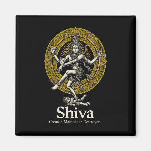 Shiva Schepper Behouder Vernietiger Nataraja Hindo Magneet