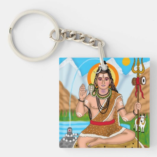 Shiva-sleutelhanger Sleutelhanger (voorkant)