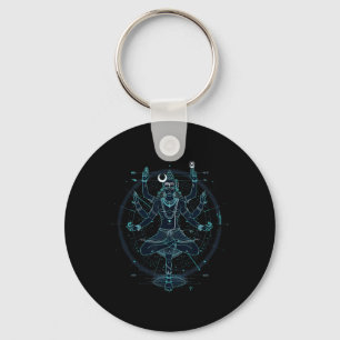 Shiva spirituele hindoeïstische god Tandava dans y Sleutelhanger