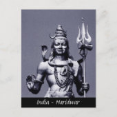 Shiva Statue, Deity Haridwar/India Briefkaart (Voorkant)