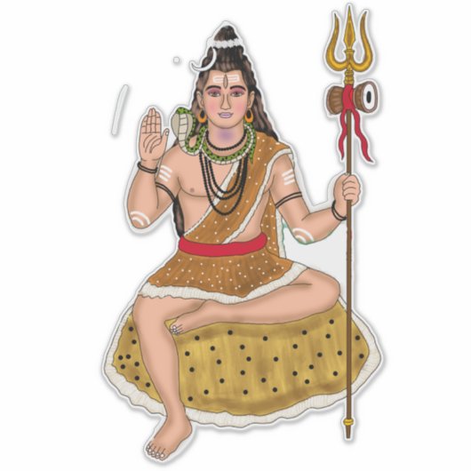Shiva Sticker (Voorkant)