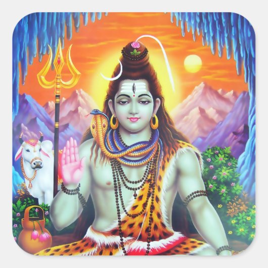 Shiva Sticker - Versie 4 (Voorkant)