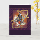 Shiva - Sunset Glow - Kaart, Greeting, Note Kaart (Gele Bloem)