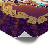 Shiva - Sunset Glow - Poster (Hoek)