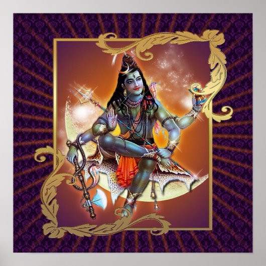 Shiva - Sunset Glow - Poster (Voorkant)
