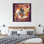 Shiva - Sunset Glow - Wrapped Canvas Afdruk (Insitu (Slaapkamer))