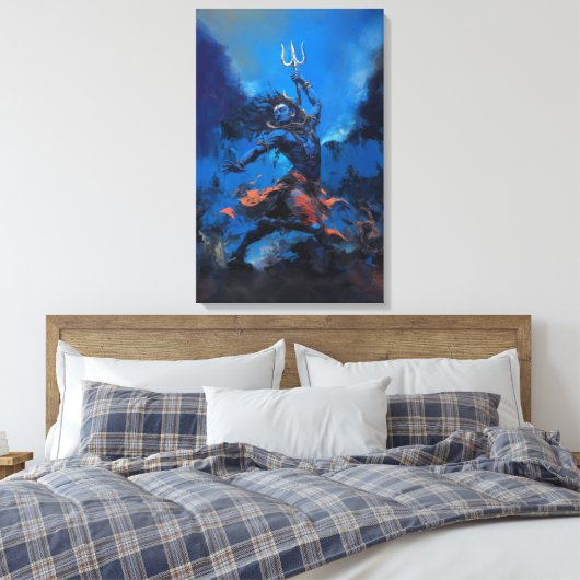 Shiva Tandav Canvas Muurkunst (Insitu (Slaapkamer))