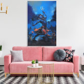Shiva Tandav Canvas Muurkunst Afdruk (Insitu (Woonkamer))