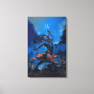 Shiva Tandav Canvas Muurkunst Afdruk