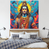 SHIVA THE DESTROYER-2 CANVAS AFDRUK (Insitu (Slaapkamer))