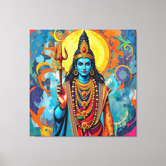 SHIVA THE DESTROYER CANVAS AFDRUK (Voorkant)