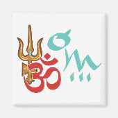 Shiva Trishula OM Magneet (Voorkant)